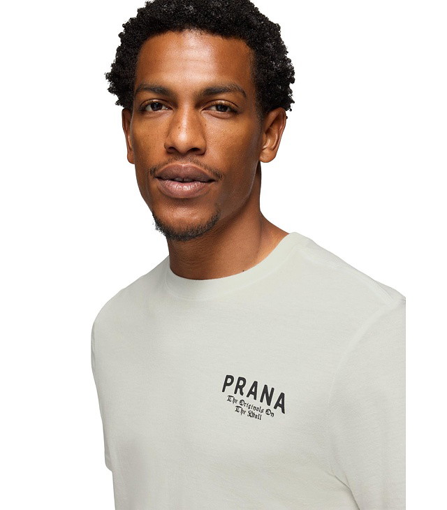 PRANA PRANA PAST AND PRESENT SS TEE Férfi póló