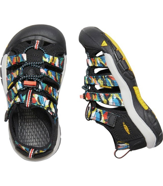 Dětské sandály KEEN NEWPORT H2 CHILDREN, black/multi