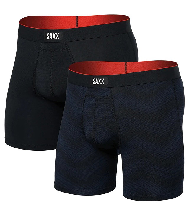 SAXX MULTI-SPORT MESH BOXER BRIEF FLY 2PK férfi boxer