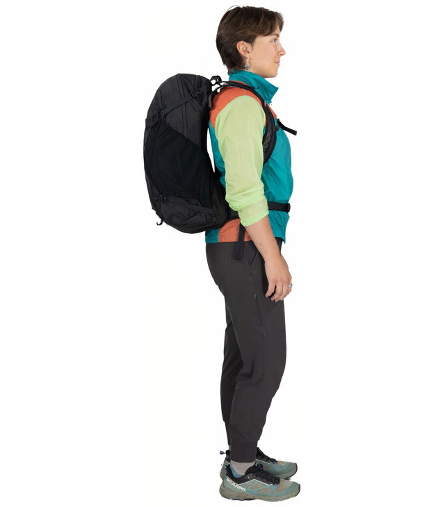 Turistický batoh OSPREY HIKELITE 26, Raven Black