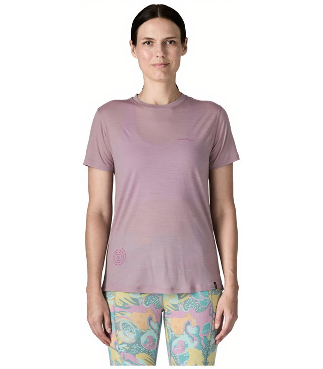 Dámské tričko PATAGONIA W CAP COOL MERINO BLEND GRAPHIC SHIRT