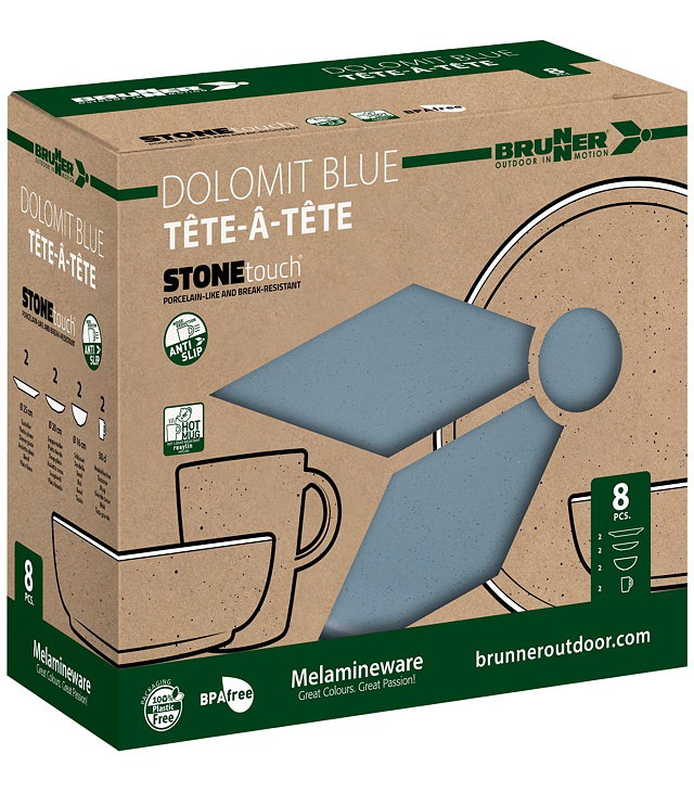 Sada nádobí BRUNNER SET TETE-A-TETE DOLOMIT 8 PCS Uni