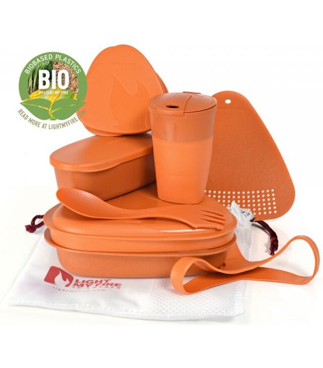 Set de vase LIGHT MY FIRE MEALKIT BIO RUSTYORANGE