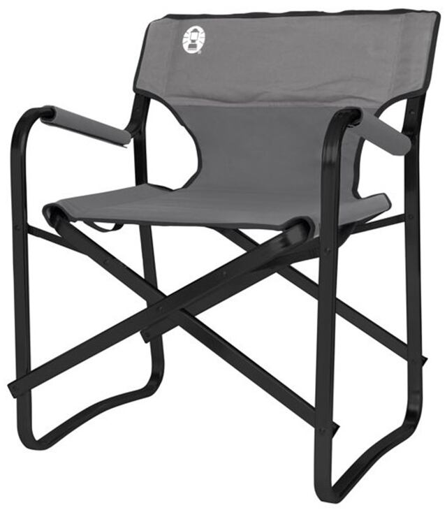 Stolička campingová COLEMAN DECK CHAIR STEEL GREY