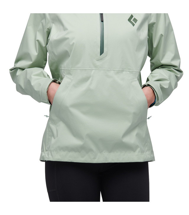 Bunda BLACK DIAMOND W STORMLINE STRETCH ANORAK Lady, foam green