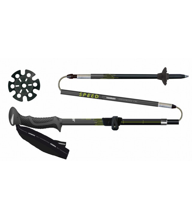 Trekové hole HANNAH SPEED TRAIL FL, anthracite (green)