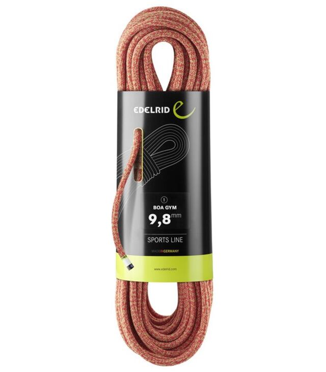 Coardă de alpinism EDELRID BOA GYM 9,8/40 RED-GREEN