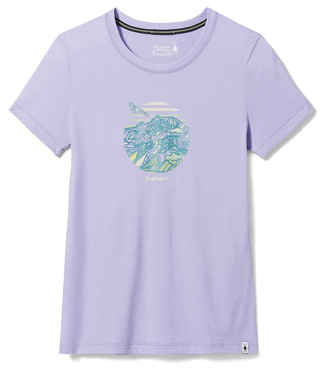 KOszulka SMARTWOOL W PEAK FREEDOM GRAPHIC SS TEE SLIM FIT Lady