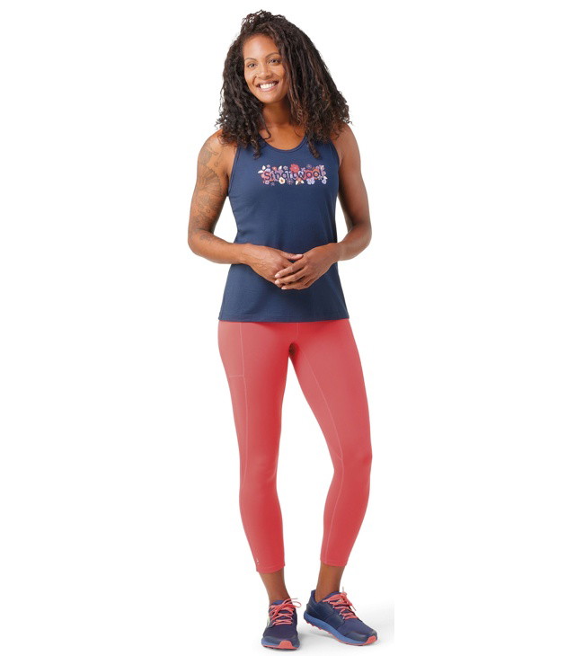 Maiou SMARTWOOL W FLORAL MEADOW GRAPHIC TANK Lady