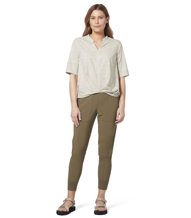 Triko Royal Robbins SPOTLESS TRAVELER S/S Lady, creme acadia pt