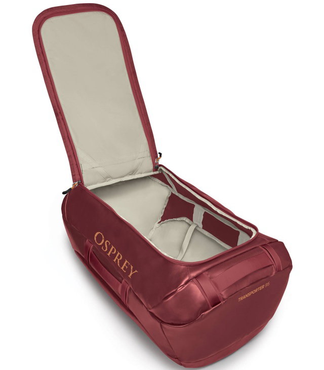 Geantă de călătorie OSPREY TRANSPORTER 95 , red mountain