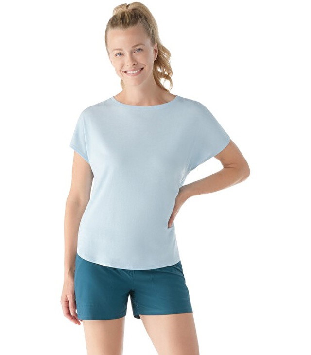 Tricou SMARTWOOL W SWING TOP Lady, eather