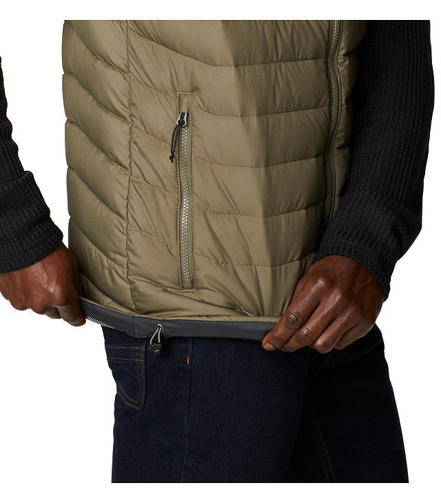 Kamizelka COLUMBIA POWDER LITE II VEST Man, stone green