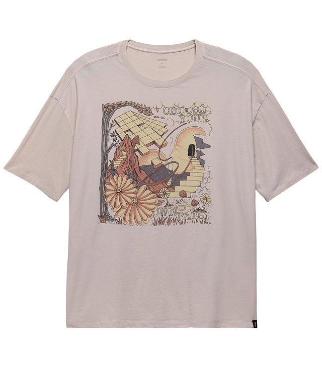 Majica PRANA EVERYDAY GRAPHIC OVERSIZED TEE za žene