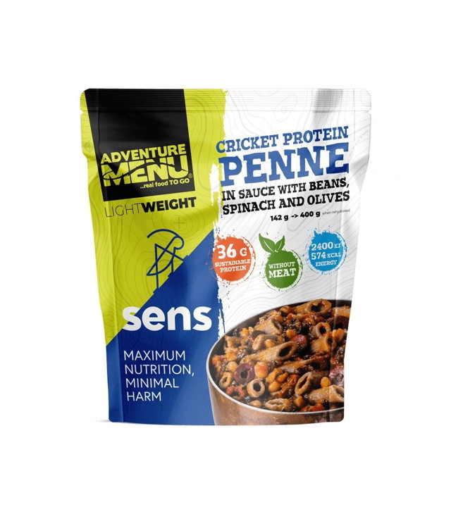 Výživa ADVENTURE MENU LW CVRČČÍ PENNE OM. FAZOLE,ŠPENÁT