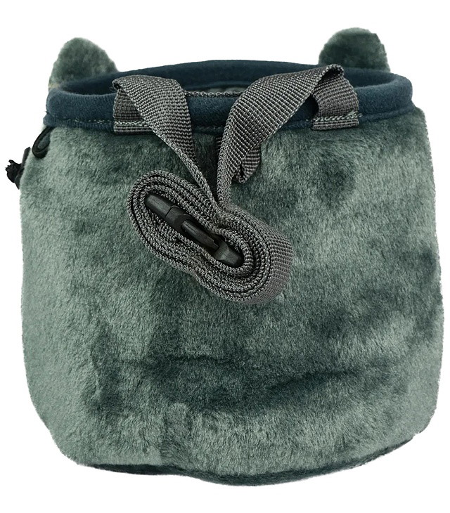 Vrećica za magnezij Y&Y VERTICAL CHALK BAG- GREY CAT