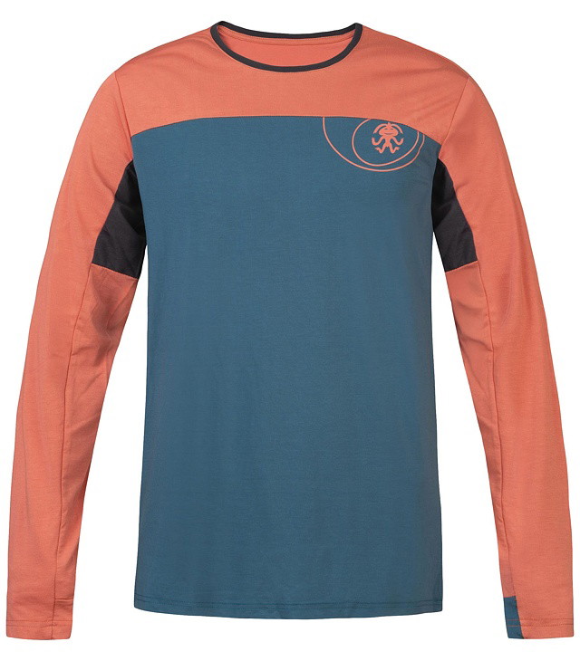 Pánské tričko s dlouhým rukávem RAFIKI PITONE, Stargazer/brandy