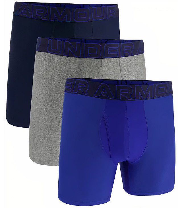 Spodní prádlo UNDER ARMOUR PERFORMANCE TECH - SOLID 6IN 3PK Man