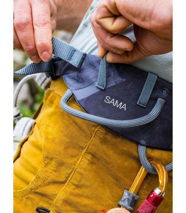 Sed. úvaz PETZL SAMA, ATLANTIC BLUE