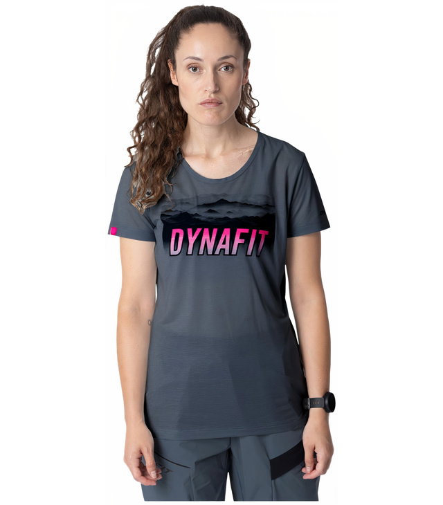 Dámské tričko DYNAFIT TRANSALPER GRAPHIC S/S TEE W