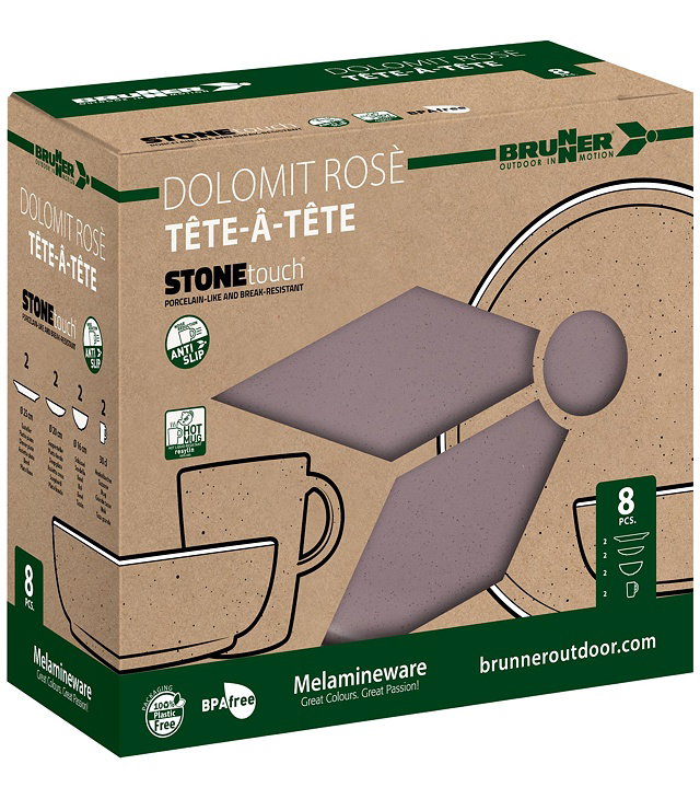 Sada nádobí BRUNNER SET TETE-A-TETE DOLOMIT 8 PCS Uni