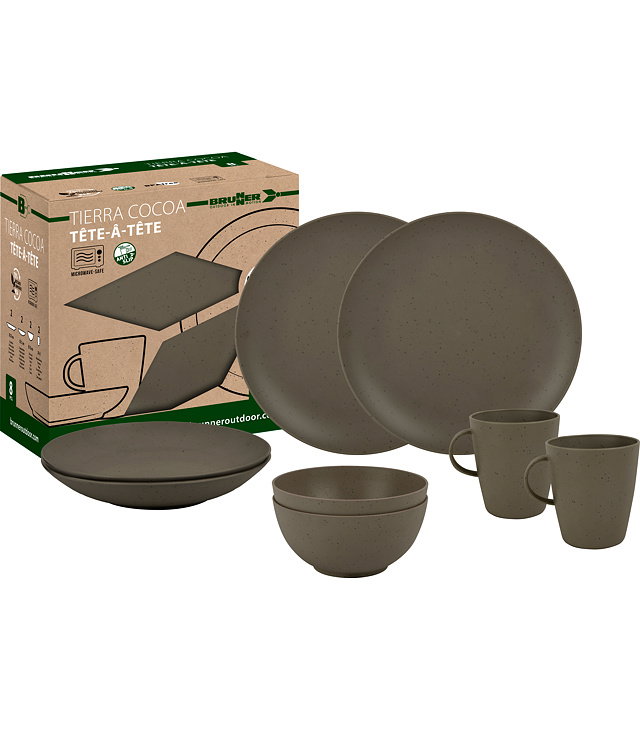 Sada nádobí BRUNNER SET TETE-A-TETE PLA TIERRA 8 PCS Uni