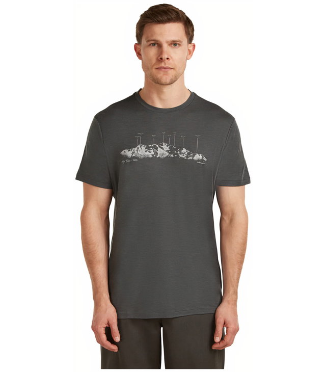 Pánské tričko ICEBREAKER M MER 150 TECH LITE SS TEE MASSIF