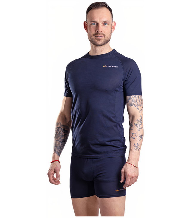Pánské merino tričko PROGRESS MA NKR 125