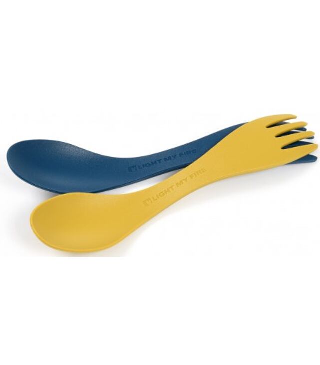 Tacâmuri LIGHT MY FIRE SPORK LITTLE BIO 2-PACK MUSTYYELLOW/HAZY