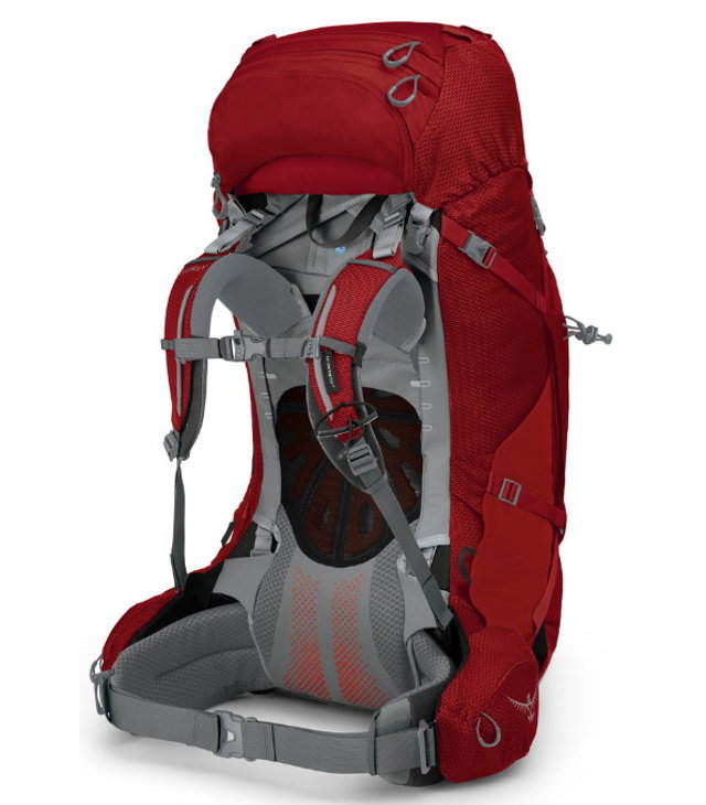 Ruksak OSPREY ARIEL PLUS 70 Lady, carnelian red
