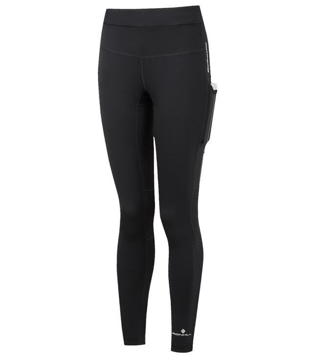 Legginsy RONHILL W TECH REVIVE STRETCH TIGHT Lady, całe czarne