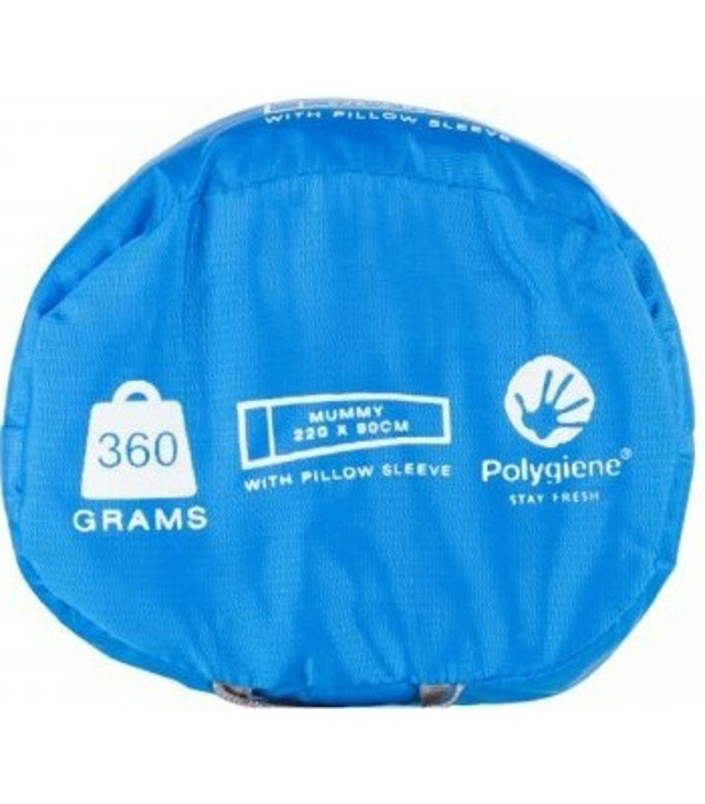 LIFESYSTEMS COTTON SLEEPING BAG LINER MUMMY hálózsákbetét