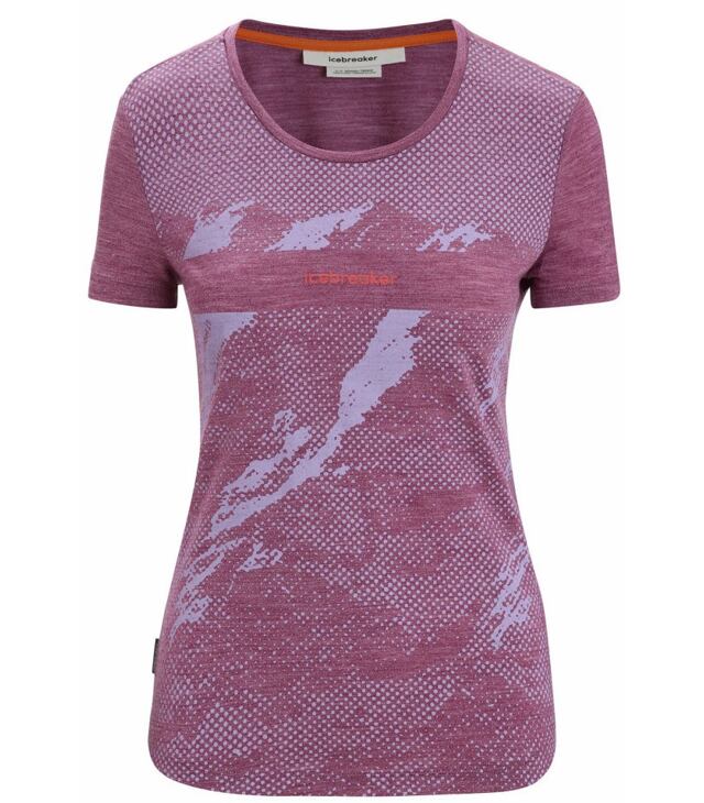 Tricou ICEBREAKER W SPHERE II SS TEE TRAIL Lady, go berry