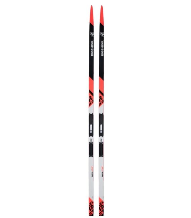 Bežky ROSSIGNOL DELTA COMP R-SKIN Uni, black red smoke