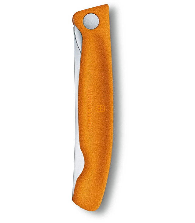 Nož VICTORINOX SWISS CLASSIC PICNIC KNIFE 11CM WAVY, narančasti