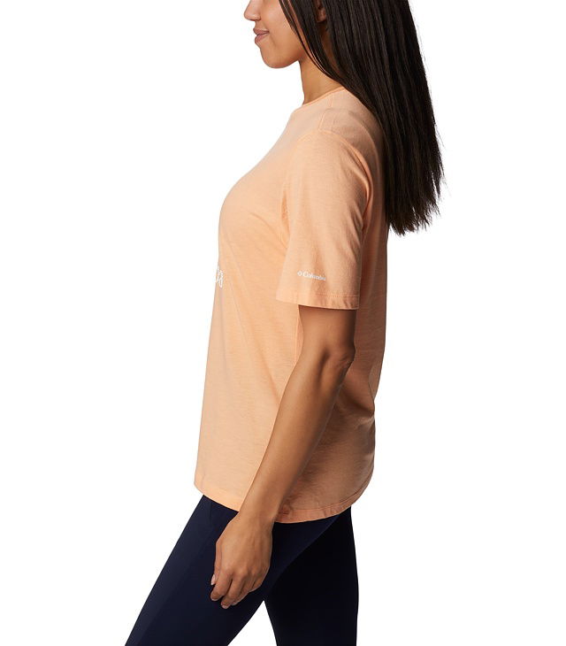 Tricou COLUMBIA BLUEBIRD DAY RELAXED CREW NECK Lady, peach hthr, csc