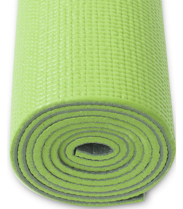 Jogamatka YATE YOGA MAT DVOUVRSTVÁ ZELENÁ/ŠEDÁ