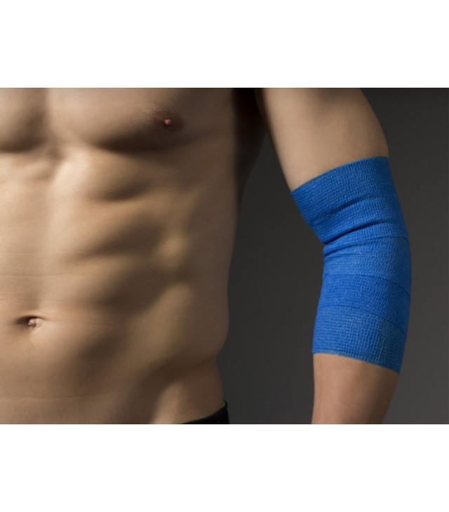 Páska tapovací KINE-MAX COHESIVE ELASTIC BAND. 10CM X 4,5M MODR