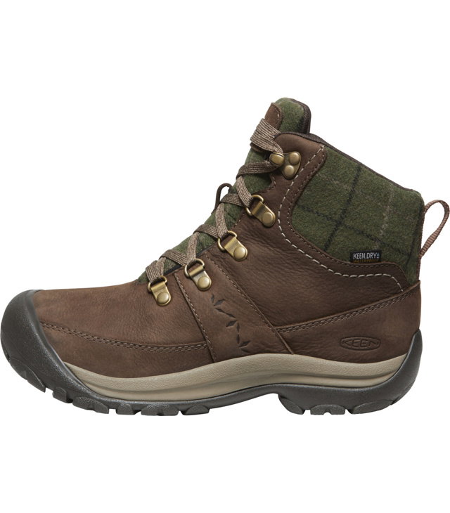 Pantofi pentru femei KEEN KACI III WINTER MID WP W, dark earth/green plaid 