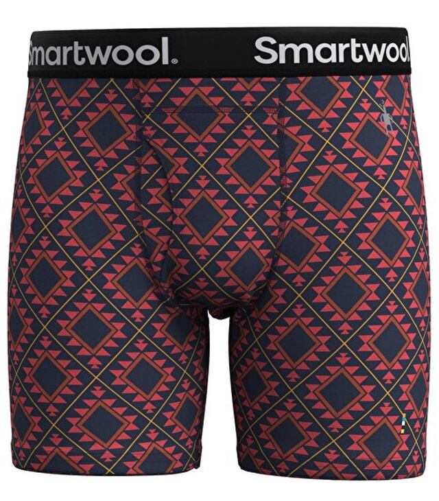 Bokserki SMARTWOOL M MERINO PRINT BOXER BRIEF BOXED Man