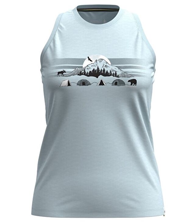 Maiou damă SMARTWOOL W MOUNTAIN MOON GRAPHIC TANK