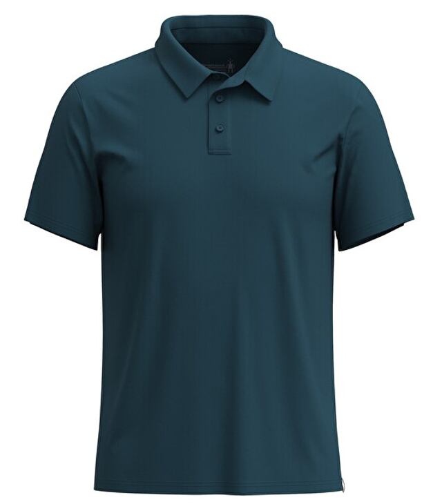 Koszulka SMARTWOOL M SHORT SLEEVE POLO-MERINO/CTTN Man