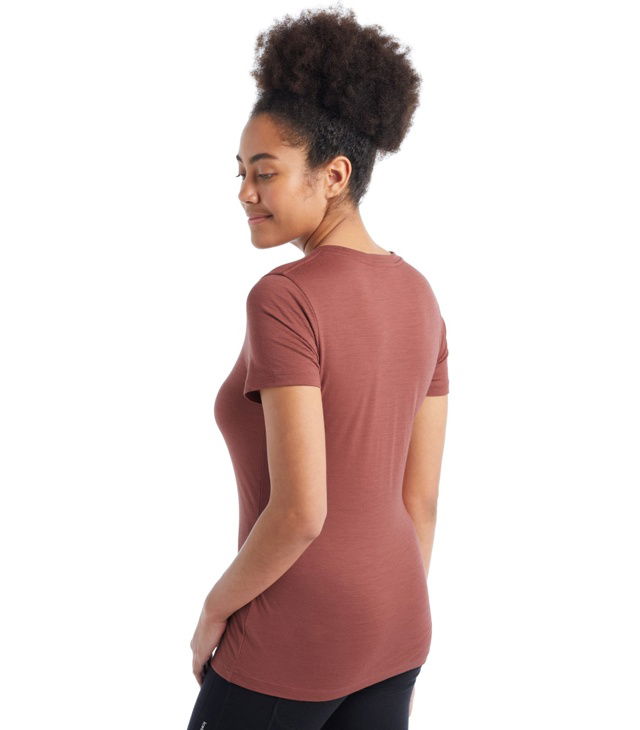 Tričko ICEBREAKER TECH LITE II SS TEE TRAILHEAD Lady, grape