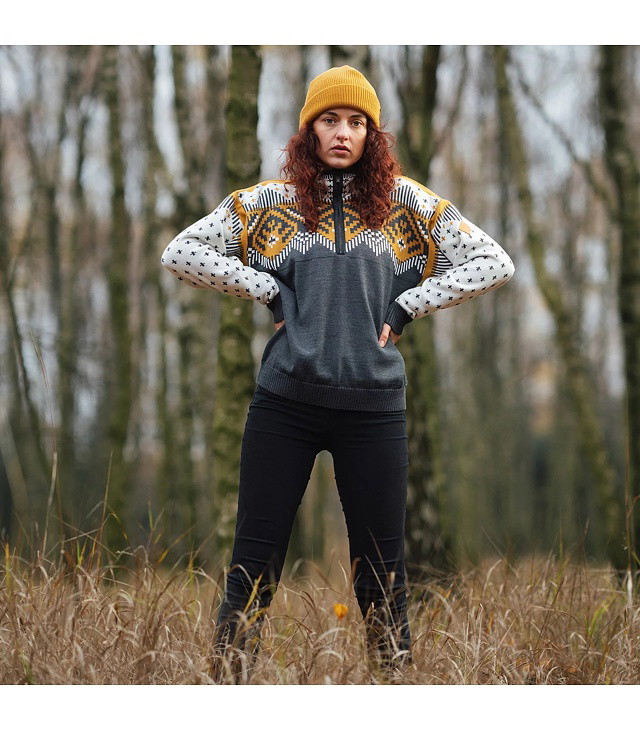 Džemper KAMA MERINO PULOVER 5057 Lady