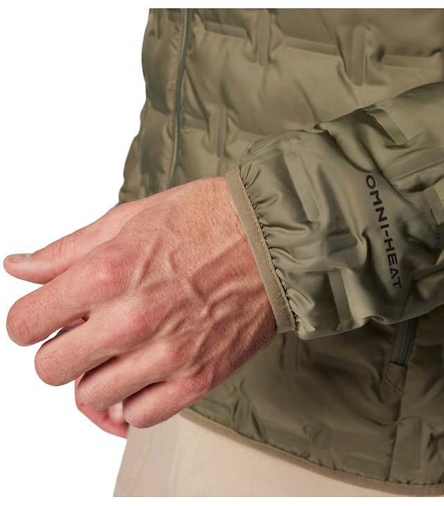 Kurtka COLUMBIA DELTA RIDGE II DOWN HOODED JACKET Man, stone green