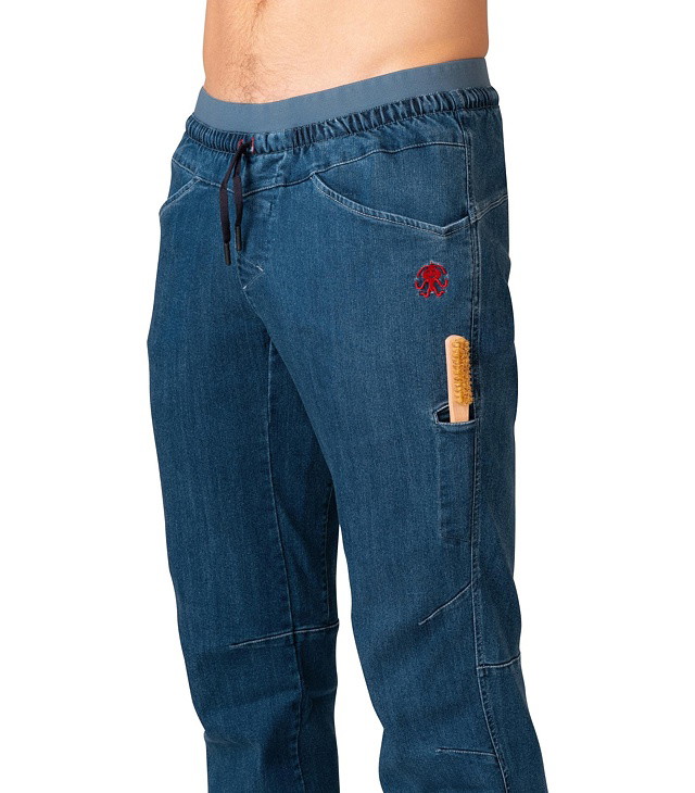 Pantaloni bărbați RAFIKI TORRE II, Dark blue denim