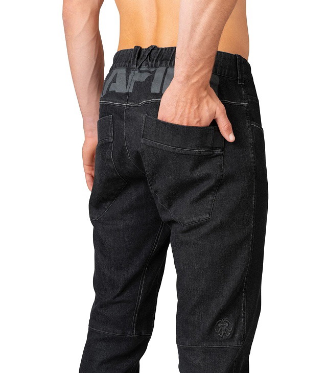 Muške hlače RAFIKI ARCON, Black denim