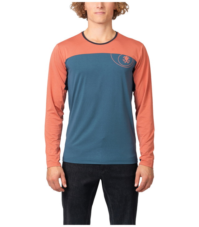 Pánské tričko s dlouhým rukávem RAFIKI PITONE, Stargazer/brandy