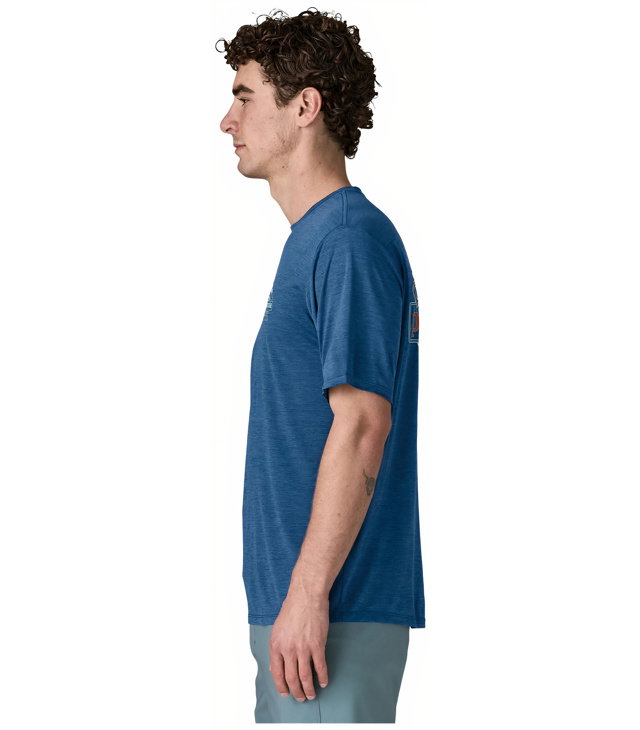 Pánské tričko PATAGONIA M CAP COOL DAILY SHIRT-GREAT WAVES