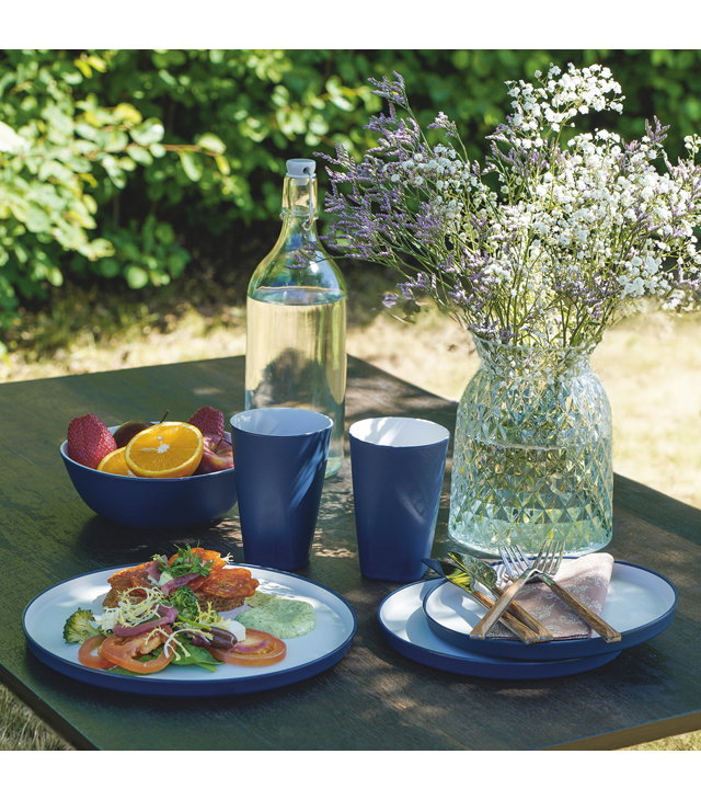 Sada nádobí OUTWELL GALA 4 PERSON DINNER SET, navy night